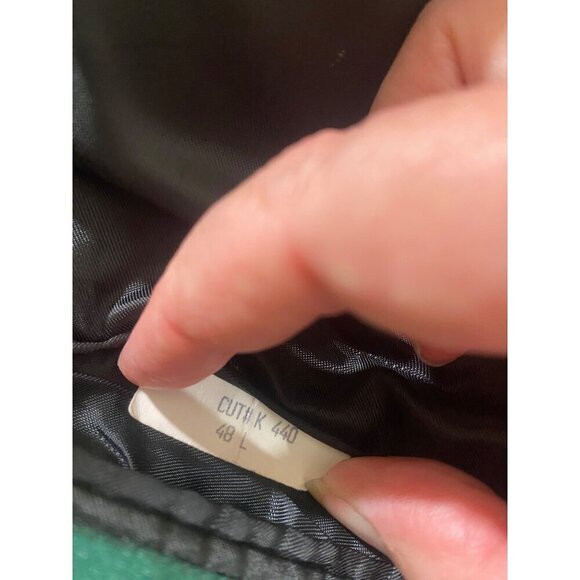 Lauren Ralph Lauren Men's Grey Wool Classic Over Coat - 48 L - Picture 12 of 12